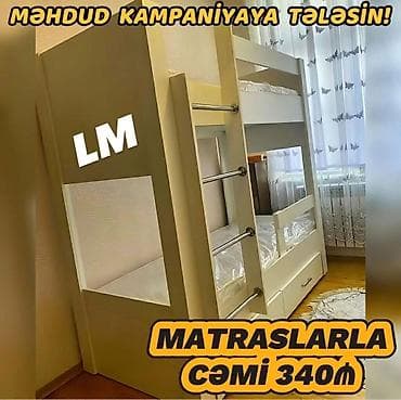 usag ucun: Oğlan və qız üçün, Yeni, Çarpayı, Matras ilə — 2