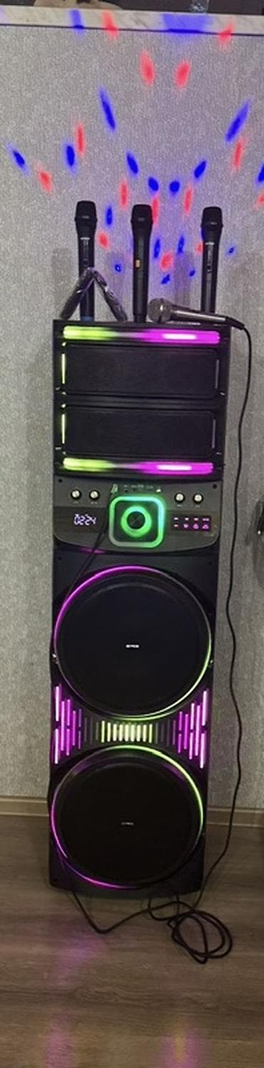 karaoke ses sistemi: (Yenidir Usdunde 4Mikrafonu 1naqilli 3naqilsiz 2pult) Karaoke/Party — 2