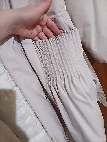 Sviterlər: Balonka kurtka süd rəngi kapşonluiçi astarlı — 6