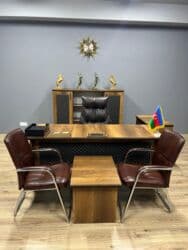 mudur stolu: ✅Stokda: 15 ədəd ✅Yenidir! qiymət real öz qiymətidir! ❌Oturacaglar — 1