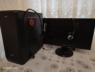 Masaüstü kompüter dəsti Dəst tərkibi: - Sistem bloku: qara korpus