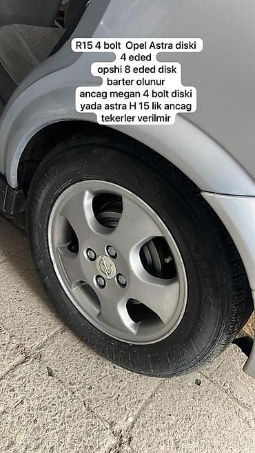 oka maşin: Disk Opel R 15, 4 Boltlu — 1