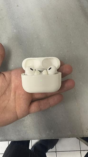 airpods temiri: Apple AirPods Pro (ağıllı şarj qutusu ilə) - Rəng: ağ - Aktiv — 1