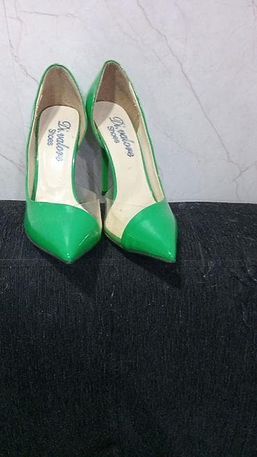 sabo 10: Qadın klassik stilettosu – Divalore Shoes - Rəng: parlaq yaşıl - Üst — 2
