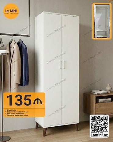 top qapi qapilari: 2 qapılı, Ağ, Digər material, Açılan, Düz dolab — 1