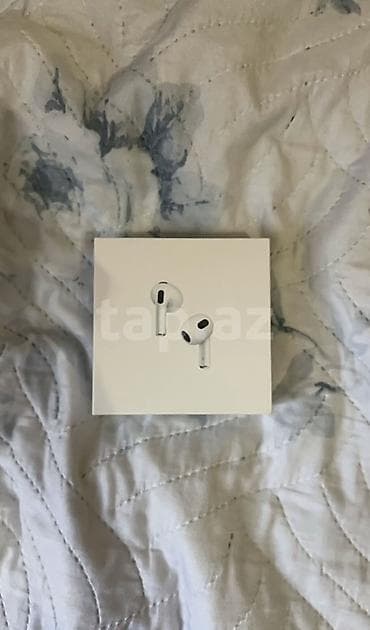 qulaqciq ucuz: Airpods 3 qutusu ile chox az iwlenib original — 1