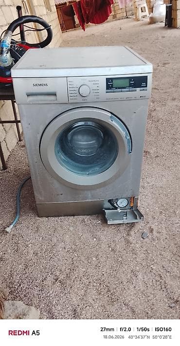 Paltaryuyan maşın Siemens, 7 kq, Avtomat, Qurutmasız