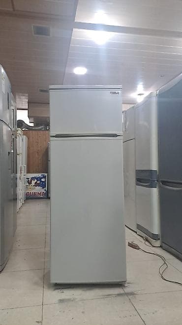 soyuducu balaca: İki qapılı soyuducu (üst hissədə dondurucu) - Rəng: Açıq boz - Qapı — 2