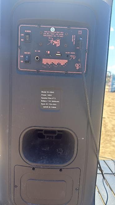 Daşına bilən karaoke/Bluetooth səs sistemi – Model: EU-S945 - Güc