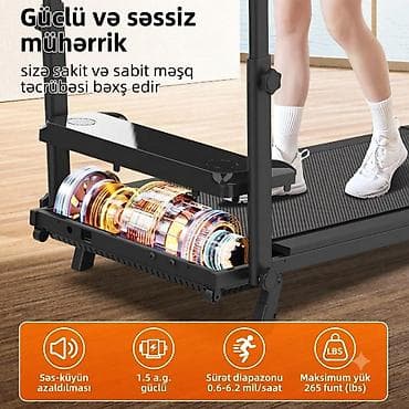 Qatlana bilən elektrik qaçış trenajoru Xüsusiyyətlər: - Mobil telefon — 4