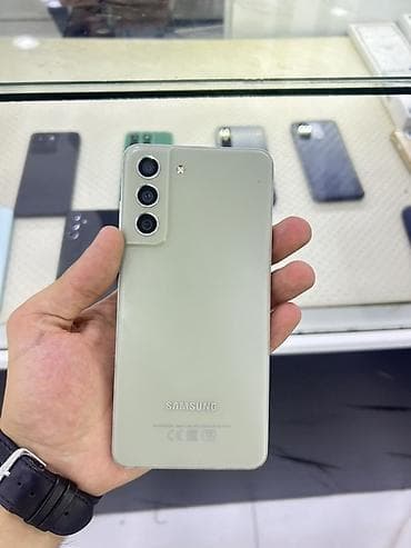 1:1 iphone: Samsung Galaxy S21 FE, rəng - Yaşıl, İki sim kartlı — 9