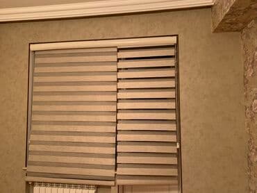 Zebra jalüz pərdə - Model: Zebra (ikili qat – şəffaf və qapalı