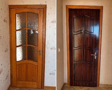 bag evlerinde is: 6 eded qapi 4 şüşəli.2 hamam qapisi.ölçu 2.05/85. Hamam 2/70 ə Tecili — 1