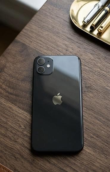 iphone 23: IPhone 11, 64 GB, Qara, Zəmanət, Face ID — 1