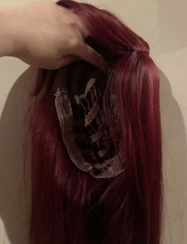 parik satışı: YENİ PARİK. İSTİFADE OLUNMAYİB. ETİKETİ DE USTUNDEDİR. TEBİİ SAÇ — 5