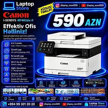 printer rəng: 🖨️ Canon i-SENSYS MF461dw II – Cəmi 590 AZN! 💼 Ofisiniz üçün sürətli — 1