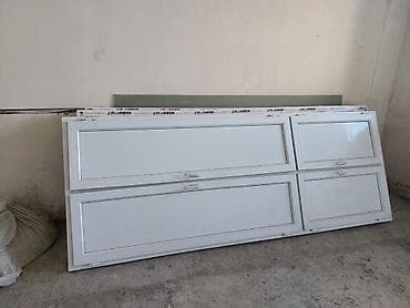 qapi: 5 ədəd PVC/Plastik qapı 80x 2.70 - Material: ağ rəngli PVC profillər — 3