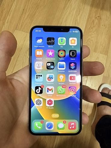 x ipone: IPhone X, Ağ, Face ID — 3