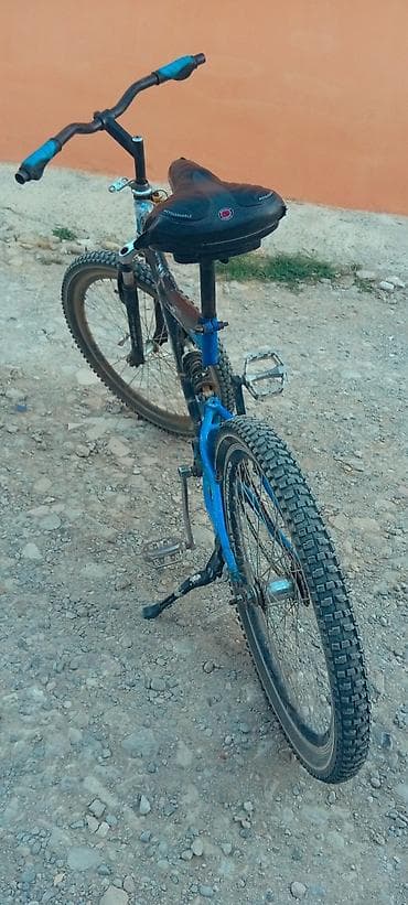 grand bicycle: Orta amarizatırlı dağ tipli velosiped - Rəng: mavi-qara kombinasiyası — 6