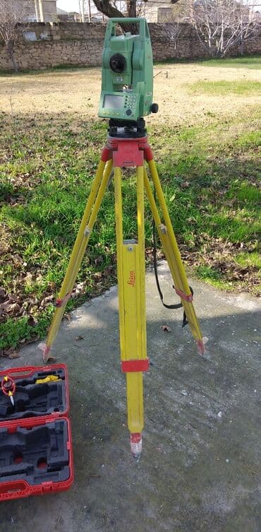 rutubet ölçen cihazlar: Taxeometr в рабочем хорошем состояние штатив и отражатель всё вместе — 5