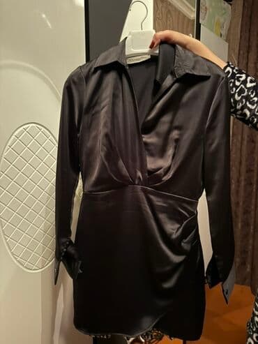 meryem hicab: Qara atlas mini don - Material: parlaq atlas (saten effektli), xovlu — 1