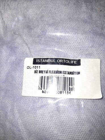 boyun ucun korset: Diz korseti.Əmiliyattan sonra ustifadə olunur.Türkiya — 4