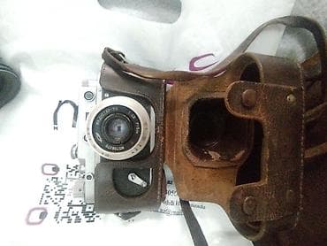 kamin elektrik: Zorkiy-2C 35 mm film fotoaparatı + orijinal dəri futlyar - Sovet — 2