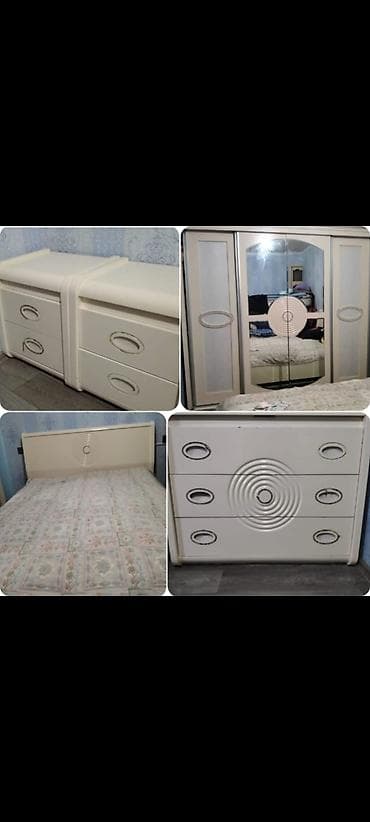 İkinəfərlik çarpayı, Dolab, Komod, Termo, İşlənmiş
