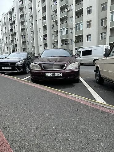 Mercedes-Benz S‑Class (W220) sedan - Kuzov: 4 qapılı sedan, tünd — 1