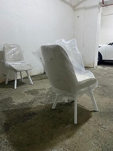 masa dəstəyi: Mətbəx üçün, Qatlanmayan, rəng - Bej Stul — 2