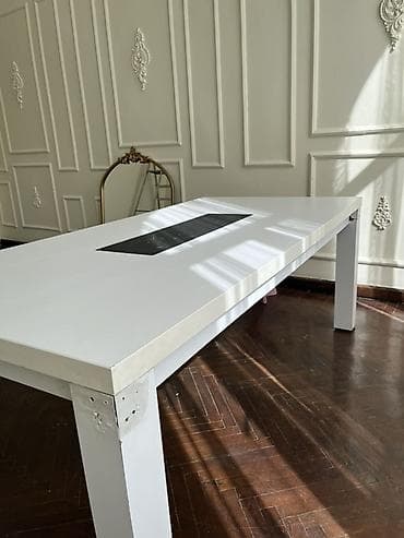 ofis kreslo: Dördbucaq masa, Siyirməsiz, Laminat, Zəmanətsiz — 2