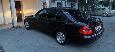 2000 e46 bmw: Mercedes-Benz E-Class (W211) sedan - Kuzov: sedan, qara rəng, klassik — 8