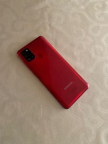 пс 4: Samsung Galaxy A21S, 64 GB, rəng - Qırmızı, Barmaq izi, İki sim kartlı, Face ID — 2