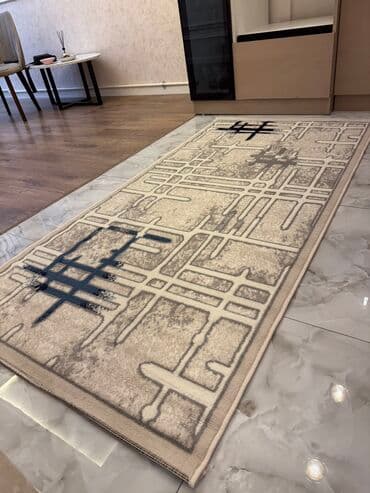 xalca satişi instagram: Yenidir !Müasir dizaynlı xalça - Rəng palitrası: bej əsas fon, boz və — 1