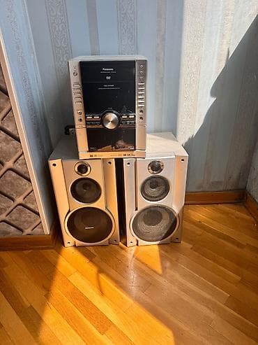 komputer ucun mikrofon: Panasonic ev audio sistemi – DVD mini Hi‑Fi set - Marka/model — 1