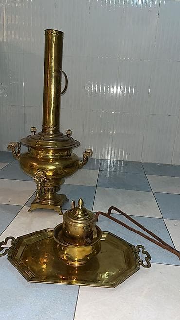 Qədim antik samovar dəst hər birşeyi üstündə verilir — 1