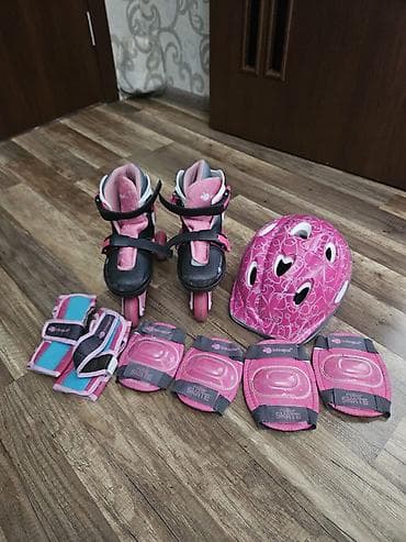 Ролики: Uşaq üçün tam roller dəsti Komplekt: - Tənzimlənən uşaq rollerskates — 1