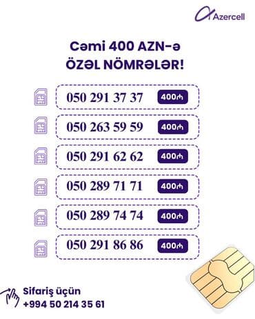 Lexus: Xüsusi Azercell nömrələri – rəsmi adınıza rəsmiləşdirmə ilə. Təklif — 6
