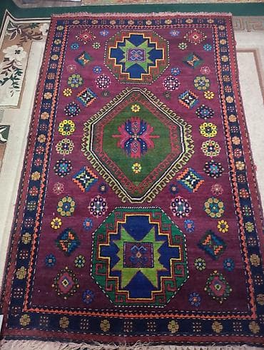 Ovçuluq və balıqçılıq: Qədim xalça, 702176929 il, Vəziyyəti: Əla — 3