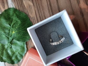 nişan xonçaları instagram: Üzük, Ağ qızıl, 585 Əyar, Brilyant — 1