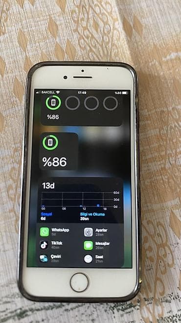 iphone mini 13: IPhone 8, Ağ, Barmaq izi — 4