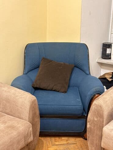 İşlənmiş, Kreslo, Parça, Çatdırılma yoxdur