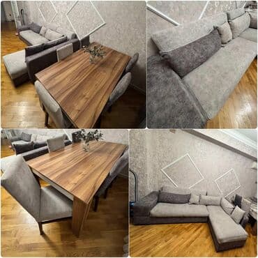 Gul✔️600 man(Xətai). Künc divan+ masa dəsti. Təcili satılır. Əla