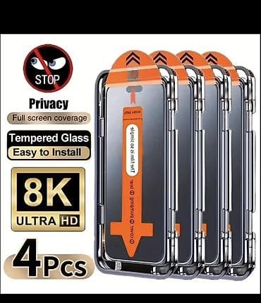 TƏZƏDİR İŞLƏNMƏYİB Məxfilik qoruyuculu temperli şüşə ekran qoruyucusu