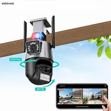 Smart Wi‑Fi PTZ təhlükəsizlik kamerası – 2K/4MP, dual lens - 2K (4MP) — 2