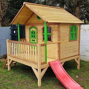 qapi perdeleri: Uşaq üçün taxta oyun kompleksi və oyun evləri Məhsul təsviri: - — 3