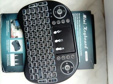 isiqli klaviatura: İ8 simsiz klaviatura. Smart tv və oyun konsollarında istifadə edilə — 2