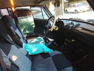 ваза напольная стеклянная высокая без узора: VAZ 2106 “Jiquli” – klassik sedan - Kuzov: tünd mavi rəng, xrom — 5