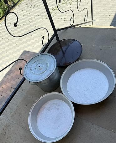 mis tavalar: Qazan, rəng - Gümüşü, Alüminium — 1