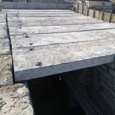 işlənmiş dam ortuyu: Beton Panel beton piltə 5.86x1.2 catırılma və quraşdlrma qiymətə — 1